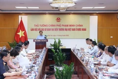 PM chairs teleconference with trade representative offices abroad