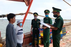 Kien Giang border guards work against IUU fishing 