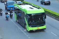 Hanoi striving to use all electric buses to contribute to environmental protection