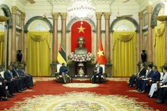 President hosts Mozambican Assembly President in Hanoi