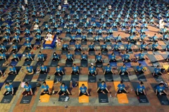 Int’l Day of Yoga marked with Da Nang, Binh Thuan events