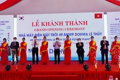 Solar power plant officially inaugurated in Quang Binh province