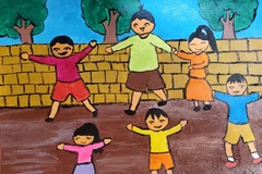Painting exhibition displays underprivileged kids’ artworks