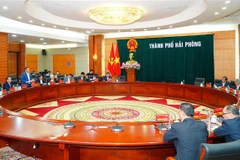 Lao State Inspection Authority delegation visit Hai Phong city