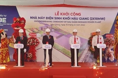 Construction starts for biomass power plant using rice husk fuel in Hau Giang