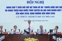 Localities give feedback on strategy for building rule-of-law socialist State