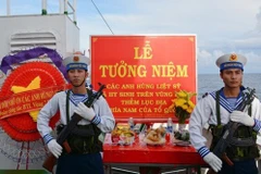 Naval soldiers who died on southern continental shelf commemorated