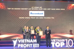 Sacombank remains among 50 best profitable firms for 6th year