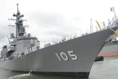 Training ships of Japan Maritime Self-Defence Force visit Da Nang