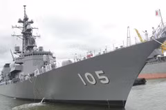 Training ships of Japan Maritime Self-Defence Force visit Da Nang