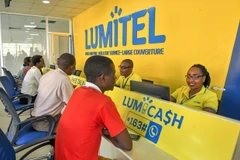 A store of Lumitel, a brand of Viettel Global in Burundi. (Photo courtesy of Viettel Global)