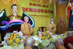 Most Venerable Thich Tri Quang serves as Acting Supreme Patriarch of Vietnam Buddhist Sangha