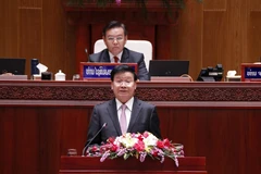 Vietnamese leaders congratulate newly elected leaders of Laos