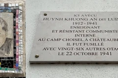 80th death anniversary of anti-fascists combatants held in Paris