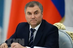 Congratulations to leaders of Russian, Moroccan parliaments