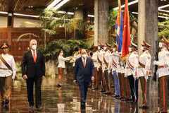 President Nguyen Xuan Phuc welcomed in Cuba