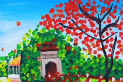Exhibition features paintings by people with autism