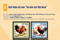 Vietnam issues stamp collection featuring indigenous chickens