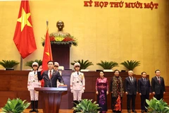 New National Assembly Chairman takes the oath of office
