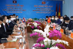 Vietnamese, Lao localities talk COVID-19 fight, economic development 
