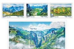 Stamp collection features global geoparks in Vietnam