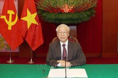 Top leader holds phone talks with United Russia party Chairman