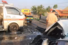 Traffic accidents down in all three criteria during Tet holiday