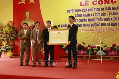Yen Bai has first model new-style rural commune