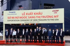 THACO exports first batch of 870 semi-trailers to US