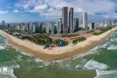 An aerial view of Da Nang city. (Photo: VNA)