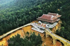 Yen Tu Complex of Monuments and Landscapes in the northeastern province of Quang Ninh is also considered the Buddhist capital of Vietnam. (Photo: VNA)