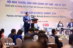 Prime Minister Pham Minh Chinh speaks at the 2024 US-Vietnam Business Summit. (Photo: VNA)