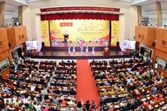 Overseas Vietnamese join the Homeland Spring 2024 in Ho Chi Minh City. (Photo: VNA)