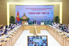 PM Pham Minh Chinh speaks at the meeting. (Photo: VNA)