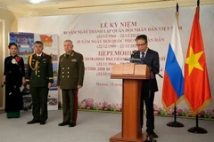 At ceremony in Russia (Photo: VNA)