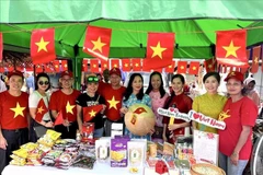 A Vietnamese booth at 2024 Cultural Festival in Colombo (Photo: VNA)