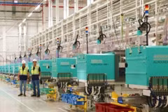 A production line of Lego Group's factory in Binh Duong province (Photo: VNA)