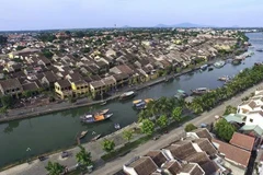 Hoi An ancient city seen from above (Photo: VNA)