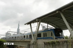 The Ben Thanh – Suoi Tien metro line in Ho Chi Minh City starts a trial run from early this month. (Photo: VNA)