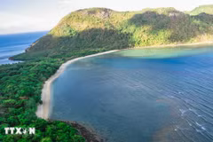 A view of Bai Cat Lon-Hon Bay Canh in Con Dao island, Ba Ria-Vung Tau province (Photo: VNA)