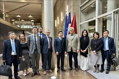 Represenatives from the Vietnamese Ministry of Transport and AFD (Photo: VNA)