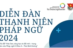 The Asia – Pacific forum for young Francophones will take place in Hanoi on September 11 – 13. (Photo: VietnamPlus)