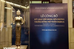 Repatriated Goddess Durga bronze statue to be on public display