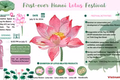 First-ever Hanoi Lotus Festival 