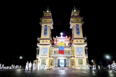 Unique architecture of Cao Dai Holy See in Tay Ninh
