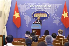 At the regular press briefing in Hanoi on August 8 (Photo: VNA)