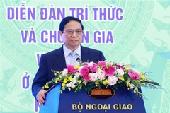Prime Minister Pham Minh Chinh addresses the event (Photo: VNA)