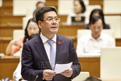 Minister of Industry and Trade Nguyen Hong Dien speaks at the event (Photo: VNA)
