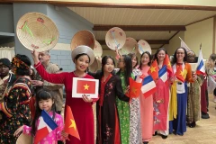 Vietnamese attending the Weekend de la Francophonie 2022 (Photo: VNA)