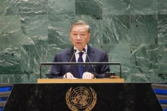 Party General Secretary and President To Lam speaks at the UN Summit of the Future (Photo: VNA)